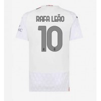 AC Milan Rafael Leao #10 Vonkajší Ženy futbalový dres 2023-24 Krátky Rukáv